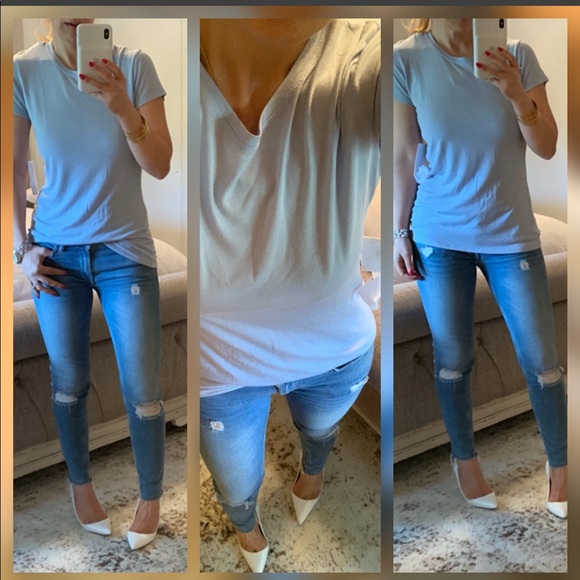 New💖Summer white VINCE. Tee - Picture 2 of 8